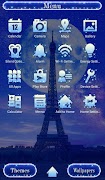 Full Moon Eiffel Tower Theme screenshot 1
