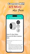 A9 Mini camera wifi App Guide Ekran Görüntüsü 4