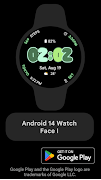Android 14 Watch Face I স্ক্রিনশট 4