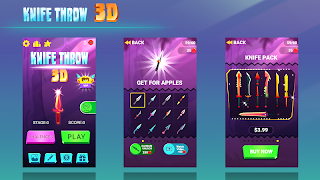 Knife Throw 3D ภาพหน้าจอ 6