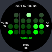 Binary Clock Watch Face syot layar 6