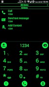 Dialer Theme Black Green drupe স্ক্রিনশট 4