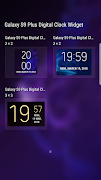 Clock Widget Galaxy s23 Ultra 截圖 4