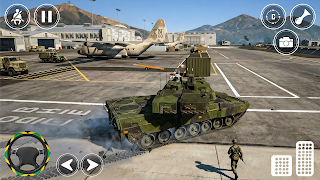 4 Schermata Army Truck Game Simulator 3D