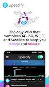 Speedify Fast Bonding VPN syot layar 1