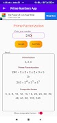 Prime Number App : check, comp screenshot 4