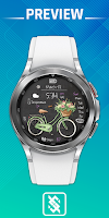 BFF117- Blackboard Art Bicycle الملصق