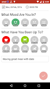 برنامه‌نما Diary, mood tracker عکس از صفحه