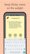 Sticky Notes - Color Notepad Widget syot layar 6