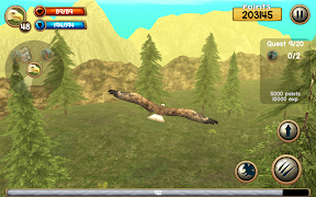 Wild Eagle Sim 3D imagem de tela 2