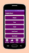 Learn Basic English for Beginn imagem de tela 2