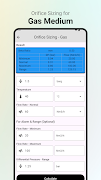 Orifice Sizing Tool Screenshot 7
