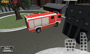3D Firefighter Parking تصوير الشاشة 1