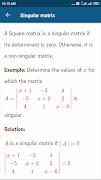 Matrices and Determinants screenshot 3