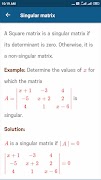 Matrices and Determinants screenshot 3