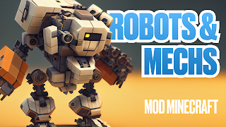Robots & Mechs Mod Minecraft Cartaz