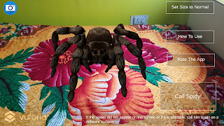AR - Spider Phobia Therapy Augmented Reality اسکرین شاٹ 4