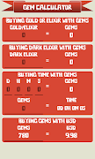 🏰 Gem Calculator for Clash of ảnh chụp màn hình 5