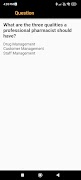 Pharmacist Interview Question ภาพหน้าจอ 2