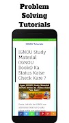 IGNOU Study Material Status Screenshot 5