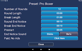 Boxing iTimer Screenshot 3