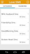 Love SMS captura de pantalla 2