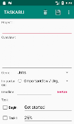 Task management app TASKARU screenshot 2