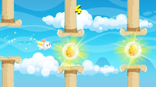 Easter Bunny Fly - Easter Game screenshot 1