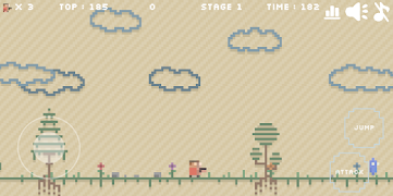 1 Schermata Paper Pixels World - 2D pixel platform game