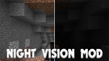 Night Vision Mod Minecraft PE screenshot 2