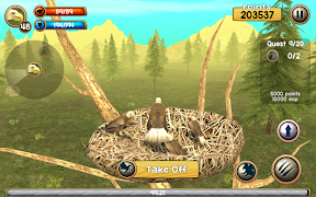 Wild Eagle Sim 3D स्क्रीनशॉट 3