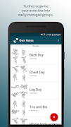 Gym Notes captura de pantalla 1