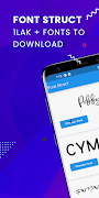 Font Struct - Fonts Installer Cartaz