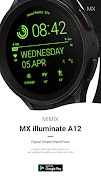 MIMIX illuminate A12 Watchface captura de pantalla 3