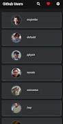 GUE (GitHub User Explorer) screenshot 1