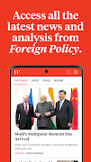 Foreign Policy News & Analysis Cartaz