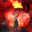 COGUL HD/4K Wallpaper - Man with Burning Umbrella APK