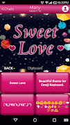3 Schermata Sweet Love Emoji Keyboard💖❤️