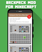 Backpack Mod imagem de tela 2