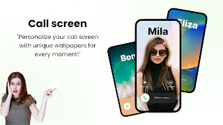 iCall Screen: True Phone Call تصوير الشاشة 7