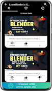 Blender Tutorial Course 스크린샷 1