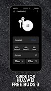 Guide for Huawei Free Buds 3 스크린샷 1