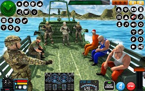 अमेरिकी सैन्य होवरक्राफ्ट पोस्टर