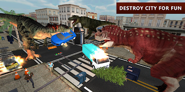 Dinosaur Simulator City Attack poster
