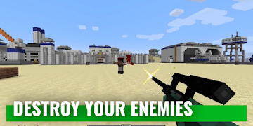 1 Schermata Guns for minecraft: swords, grenades, machine guns