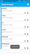 Simple Notepad imagem de tela 4