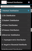 Probability Statistical Distributions Calculator تصوير الشاشة 1