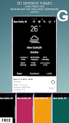 CLAW Weather App Clock Widget captura de pantalla 4
