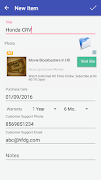 Easy Maintenance Tracker imagem de tela 1