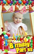 Birthday Photo Frames captura de pantalla 2